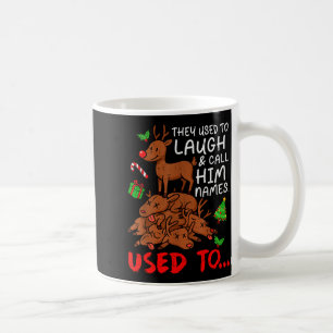 Lustige Weihnachtsrentierere Sie benutzten zu lach Kaffeetasse