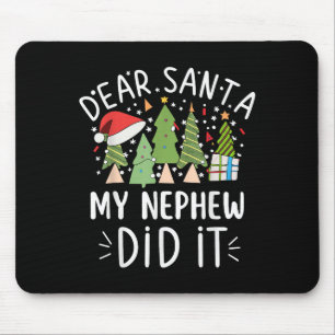 Lustige Weihnachtszitate Sprüche Lieber Santa Mein Mousepad