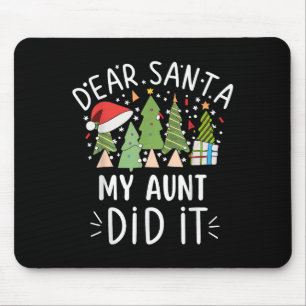 Lustige Weihnachtszitate Sprüche Lieber Santa Mein Mousepad