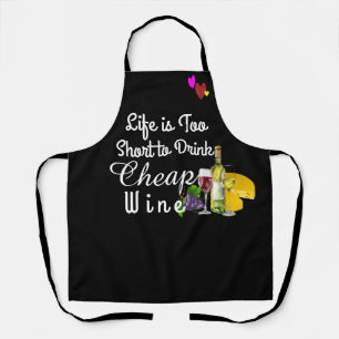 Lustige Wein-Schürze - Weinliebhaber-Geschenk für Schürze