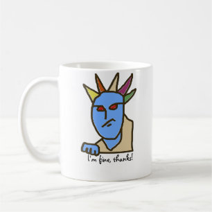 Lustige WEIRDOS störten Cartoon Kaffeetasse