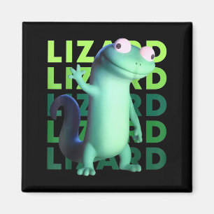 Lustige Weirore Eidechse Meme _ 3d Surrealistische Magnet
