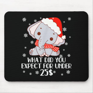 Lustige weiße Elefanten-Pyjamas für Erwachsene unt Mousepad