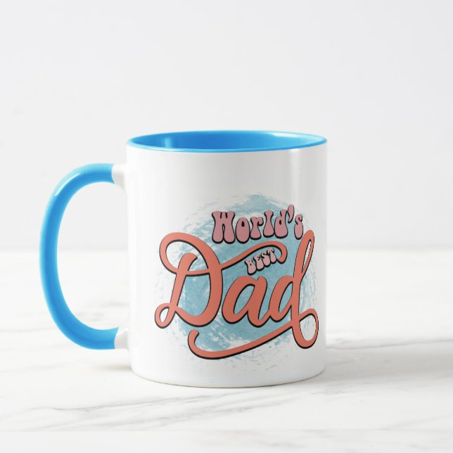 Lustige Welt Vaters Wortkunst  Tasse (Links)