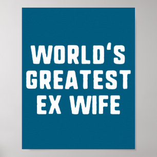Lustige Weltgrößte Ex-Frau-Familie Poster