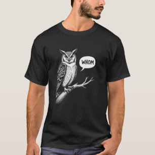 Lustige Wen Eule Frage T-Shirt