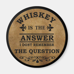 lustige whiskey-zitate vintage magnet
