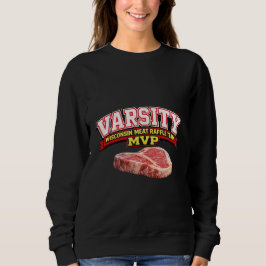 Lustige Wisconsin-Fleischverlosung Varsity-Team-MV Sweatshirt