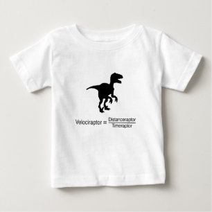 lustige Wissenschaft des Velociraptor Baby T-shirt