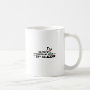 Lustige Wissenschaft GEGEN Religion Tasse