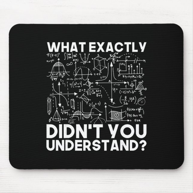 Lustige Wissenschaft Geschenkidee Physiker Mathe P Mousepad (Vorne)