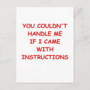 lustige Witze für dich Postkarte