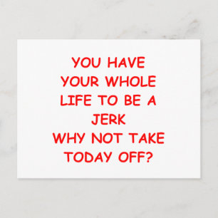 lustige Witze für dich Postkarte