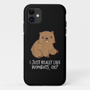 Lustige Wombats Ich mag Wombats einfach wirklich O Case-Mate iPhone Hülle