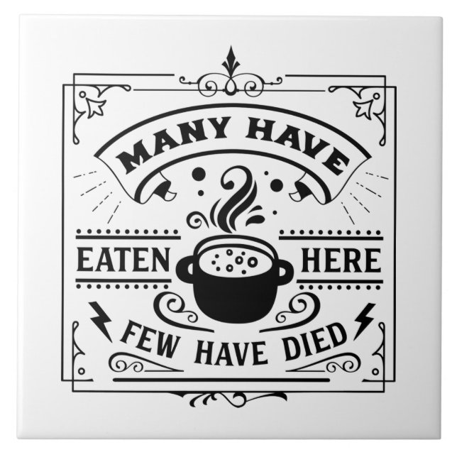 lustige Wortart Fliese (Vorderseite)