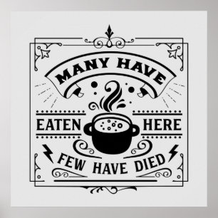 lustige Wortart Poster