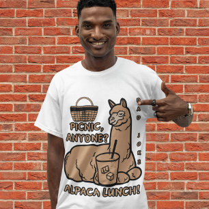 "Lustige Wortspiele" Dumm - Alpaka-Mittagessen! Pi T-Shirt