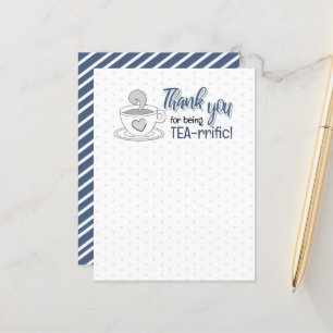 Lustige Wortwitz-Witze über Tee Postkarte