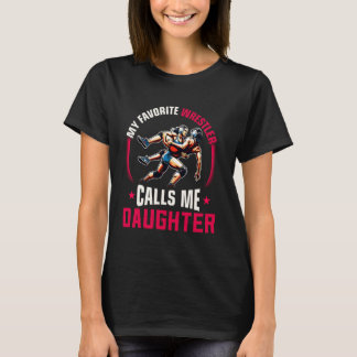 Lustige Wrestlerinnen Frauen Mein Lieblingsringer T-Shirt