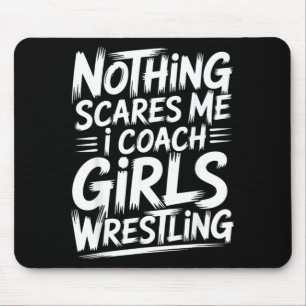 Lustige Wrestling-Trainer-Kunst für Männer Frauen Mousepad