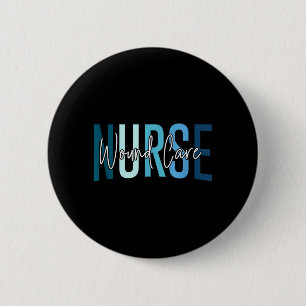Lustige Wundversorgung Krankenschwester Stethoskop Button
