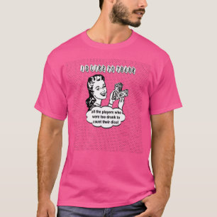 Lustige Würfel - Ich möchte mich bedanken T-Shirt