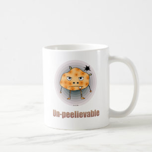 Lustige wütende Kartoffel – Un-schälbarer Kunst Kaffeetasse