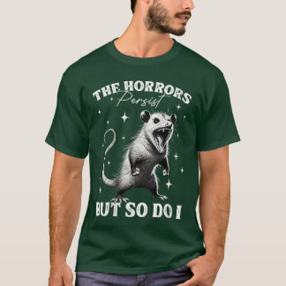 Lustige wütende Opossum Possumhe Horror Frauen T-Shirt