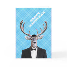 Lustige Yarmulke-glückliche