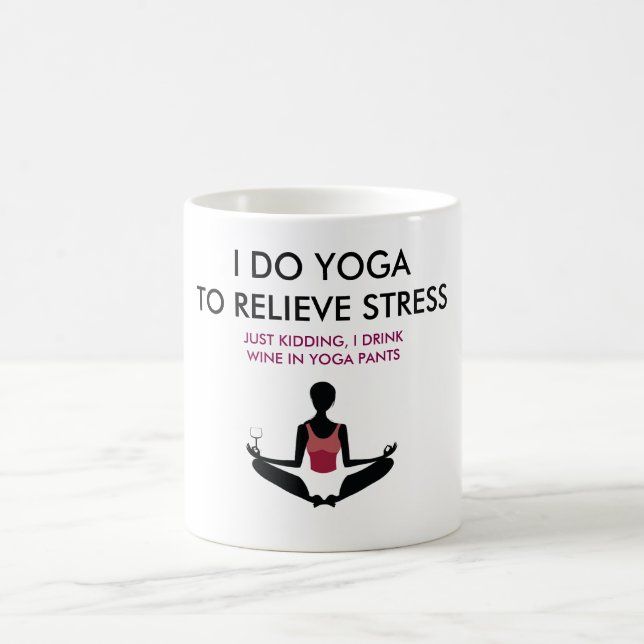 Lustige Yoga-Tasse Tasse (Mittel)