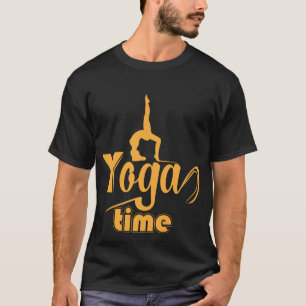 Lustige Yoga-Zeit-Kontorsionist-Grafik-T-Shirt T-Shirt