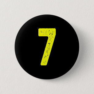 Lustige Zahl 7 67 Meme Kostüm passende Gruppe Hall Button