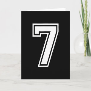 Lustige Zahl 7 67 Meme Kostüm passende Gruppe Hall Karte