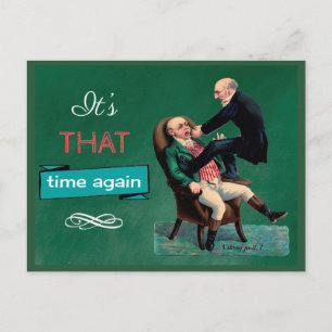 Lustige Zahnarzt-Termin-Erinnerungskarte Postkarte