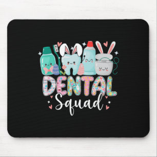 Lustige Zähne Dentaltruppe Zahnarzt Frohe Ostern  Mousepad