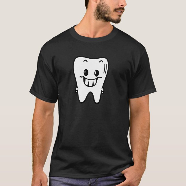 lustige Zähne T-Shirt (Vorderseite)