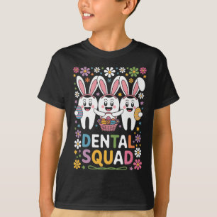 Lustige Zähne Zahnarzt-Team Zahnarzt Frohe Ostern T-Shirt