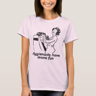 Lustige zahnmedizinische Hygiene-T - Shirts
