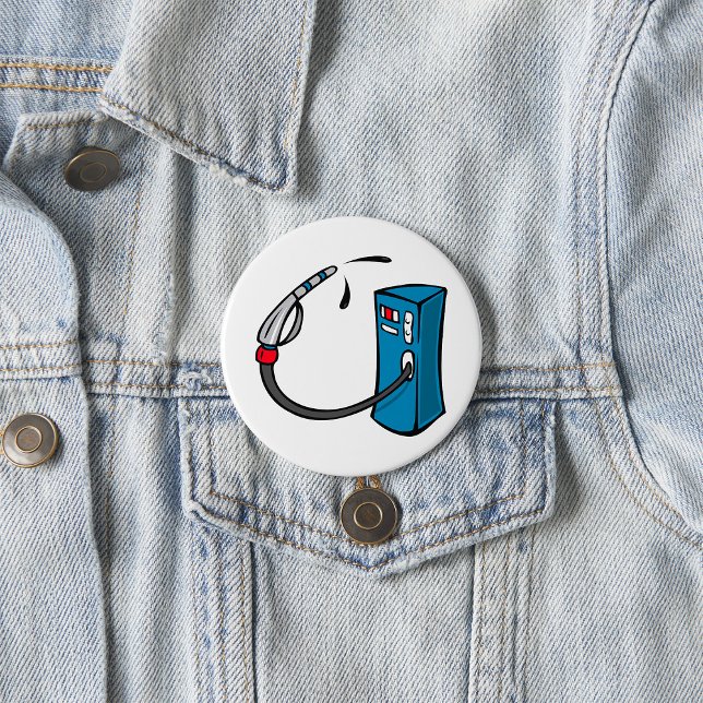 Lustige Zapfsäule Tankstelle Button (Von Creator hochgeladen)