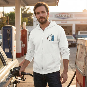 Lustige Zapfsäule Tankstelle Hoodie