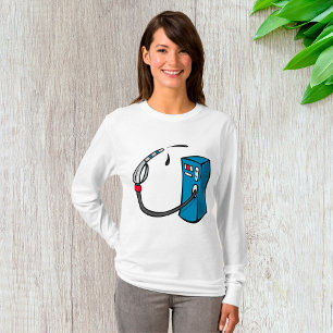 Lustige Zapfsäulen-Tankstelle T-Shirt
