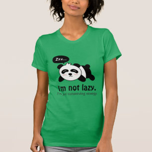 Lustige Zeichentrickfigur eines süßen schlafenden T-Shirt