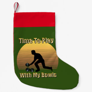 Lustige Zeit, um Lawn Bowling zu spielen, Kleiner Weihnachtsstrumpf