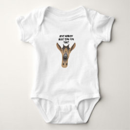 Lustige Ziege Onsie Baby Strampler