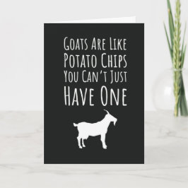 Lustige Ziegenkarten Bauernhof Tier Farmhaus Humor Karte