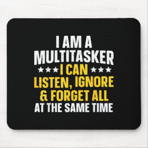 Lustige Zitat-Kunst für sarkastische Menschen Männ Mousepad