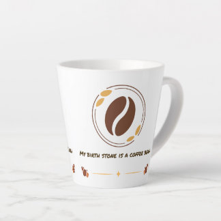 Lustige Zitat-Latte-Mug für Kaffeeliebhaber Milchtasse