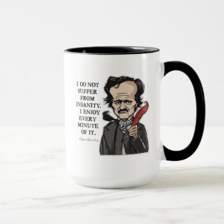 Lustige Zitat-Tasse Edgar Allan Poe Tasse
