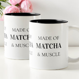 Lustige Zitate Einfache schwarze Typografie Pilate Zweifarbige Tasse