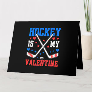 Lustige Zitate Eishockey ist mein Valentins Sportt Karte